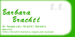 barbara brachtl business card